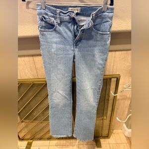 Madewell mid rise kick out jeans size 26